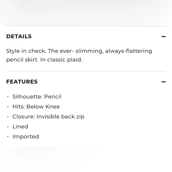 Talbots Plaid Skirt - Picture 11 of 12